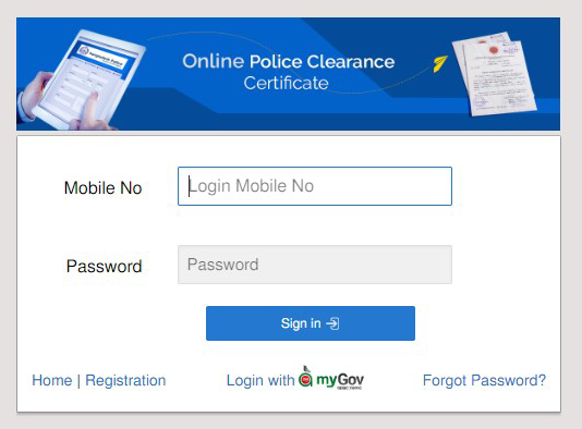 Apply for Police Clearance